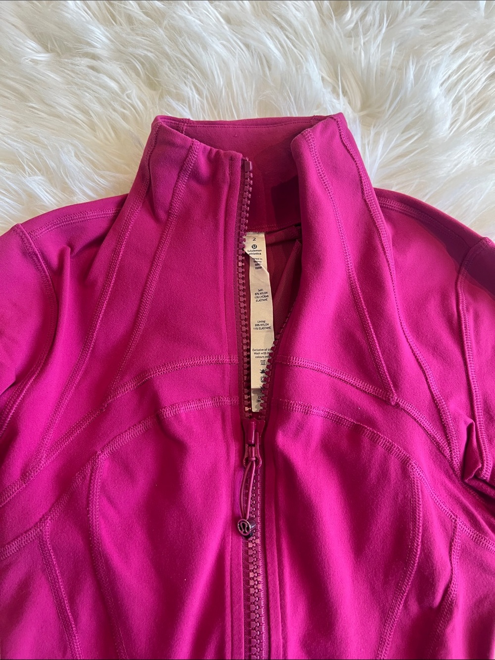 Lululemon Magenta Define Jacket - Picture 5 of 6